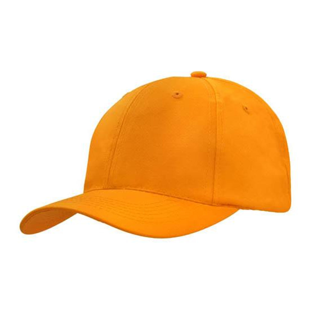 Breathable Poly Twill Cap 4012 in Orange