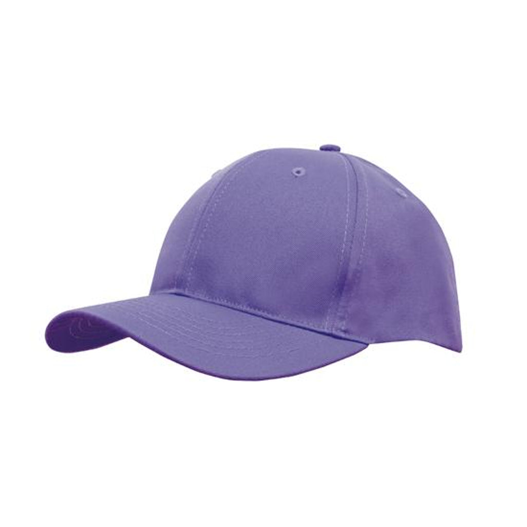 Breathable Poly Twill Cap 4012 in Purple