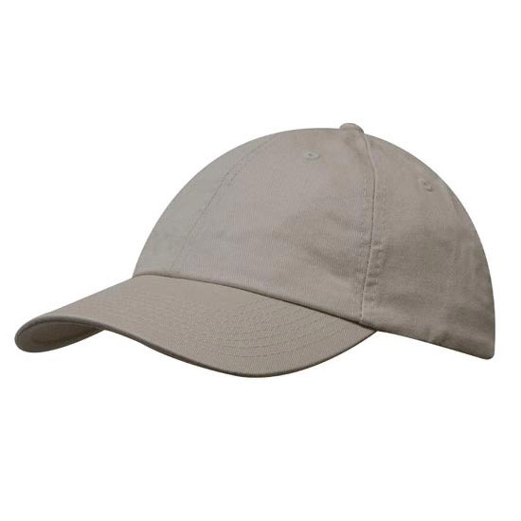 Washed Chino Twill Cap 4168 in Stone