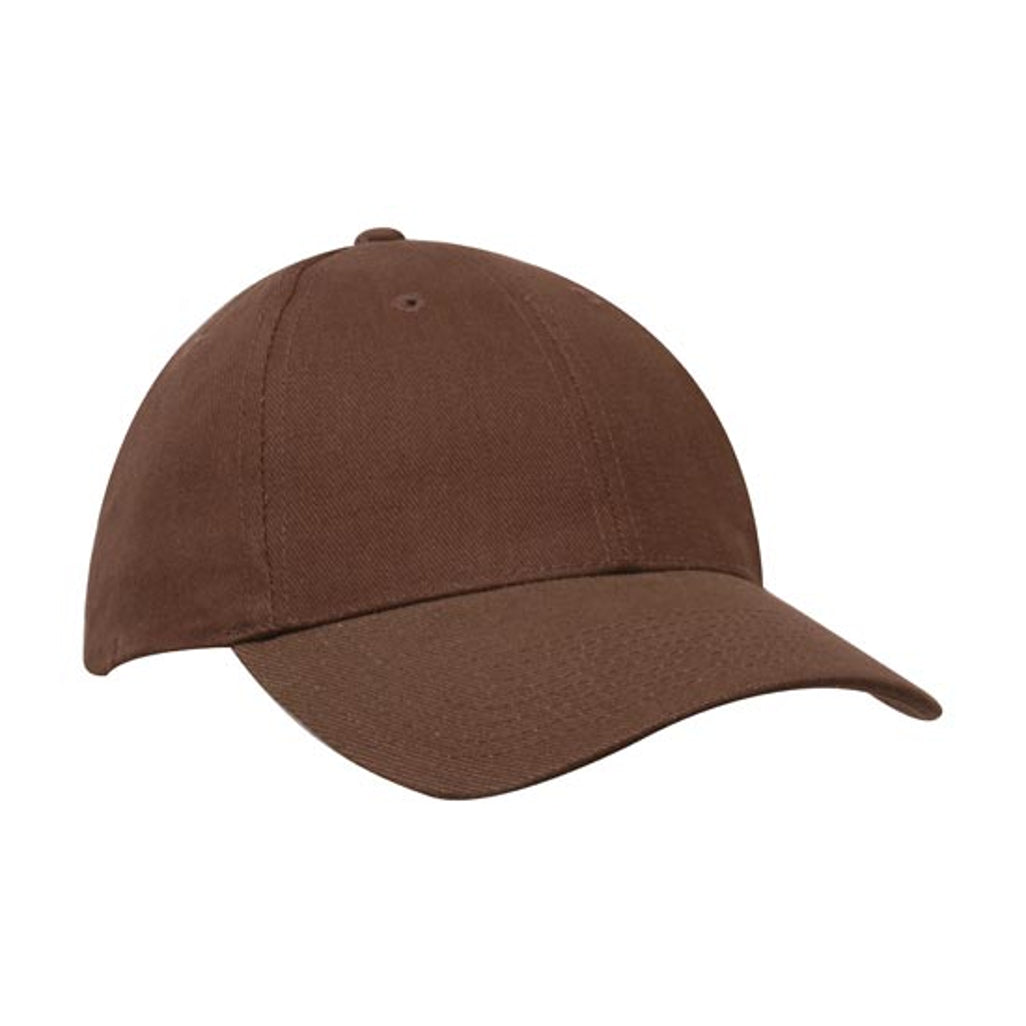 Brushed Heavy Cotton Cap 4199 in Brown