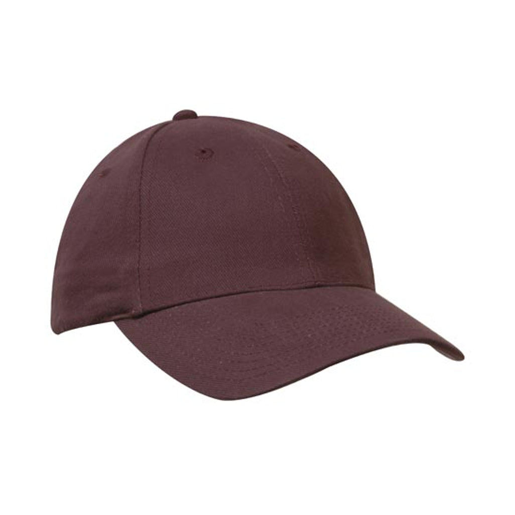 Brushed Heavy Cotton Cap 4199 in Maroon