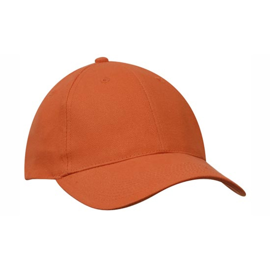 Brushed Heavy Cotton Cap 4199 in Orange