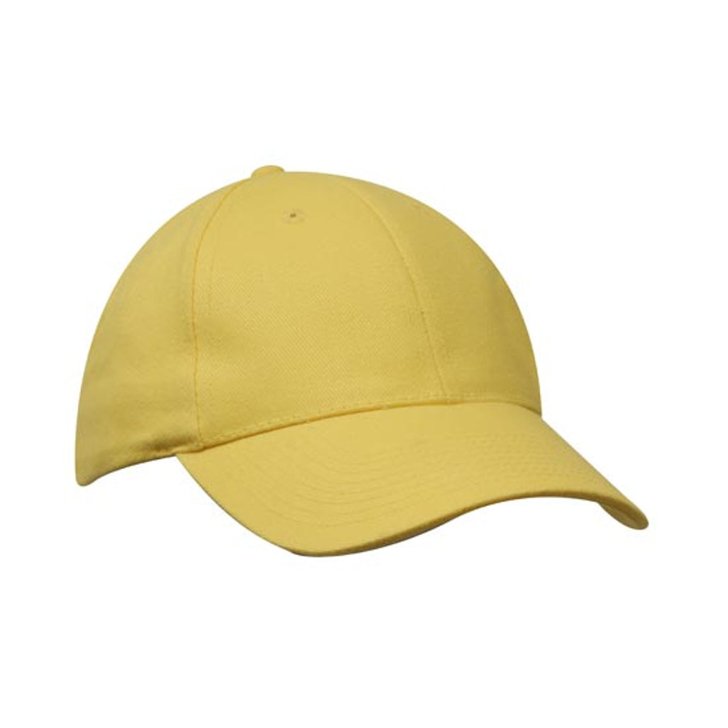Brushed Heavy Cotton Cap 4199 in Yellow