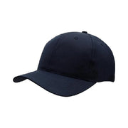Breathable Poly Twill Cap 4012 in Navy