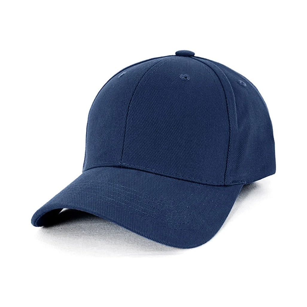 Heavy Brushed Cotton Cap AH230 in Navy