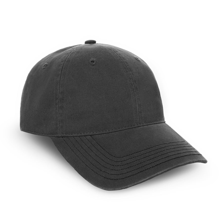 Enzyme Washed Cap AH130 in Black