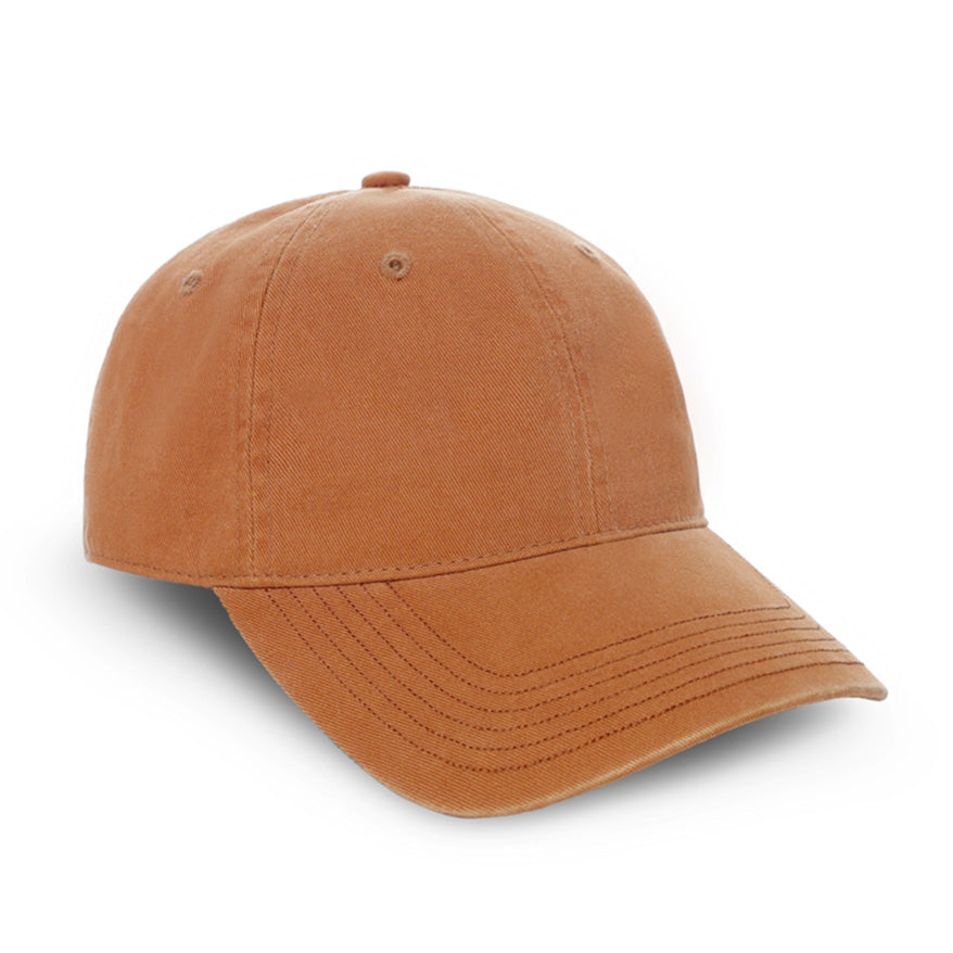 Enzyme Washed Cap AH130 in Brown