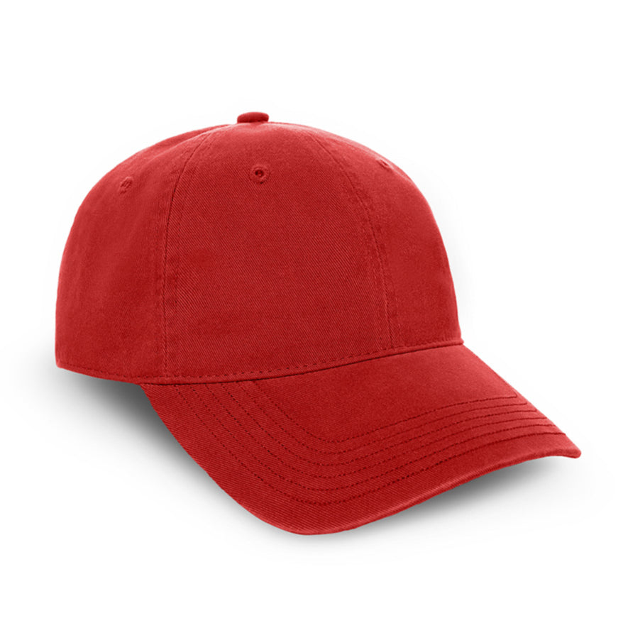 Enzyme Washed Cap AH130 in Red