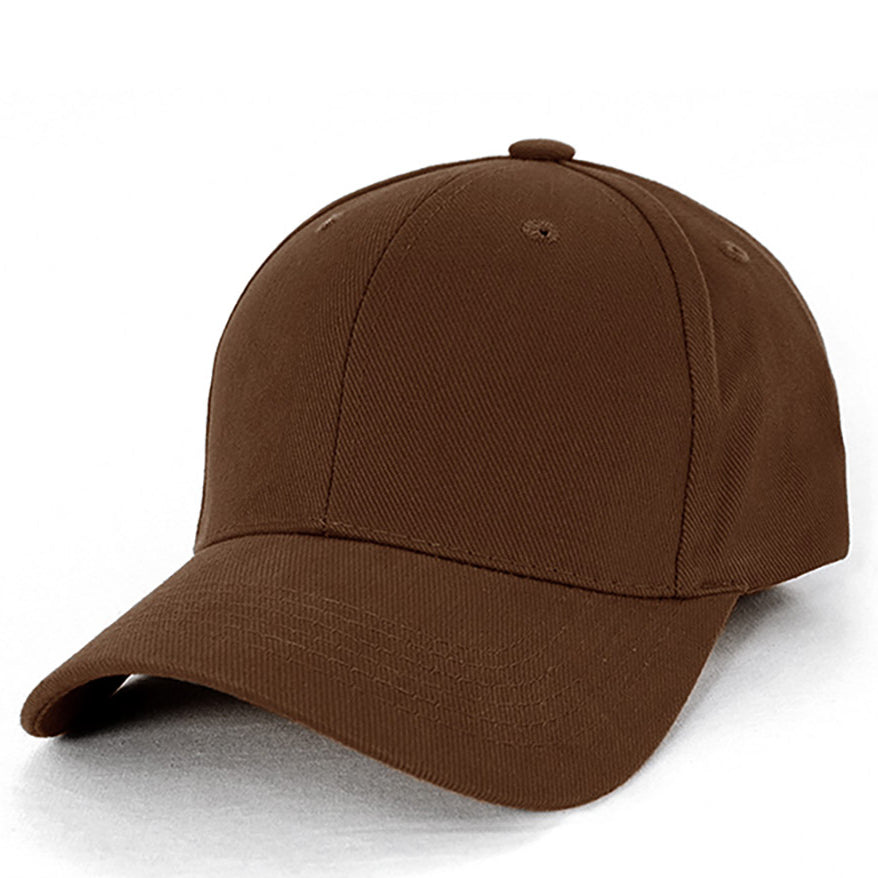 Heavy Brushed Cotton Cap AH230 in Brown