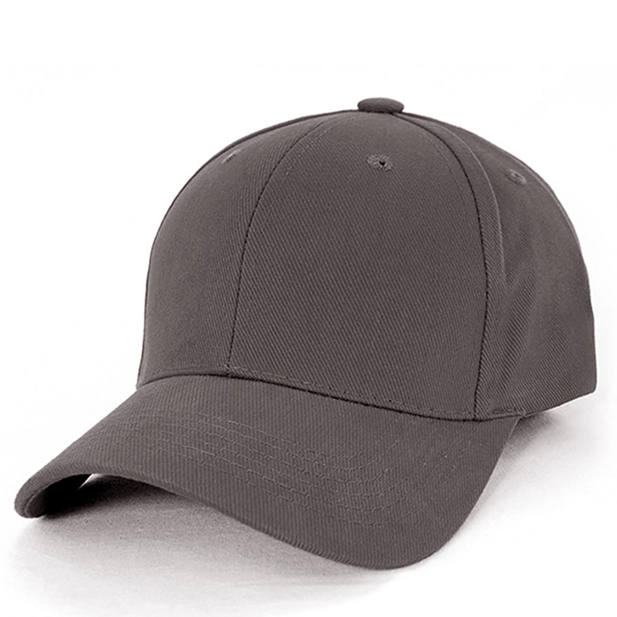 Heavy Brushed Cotton Cap AH230 in Charcoal