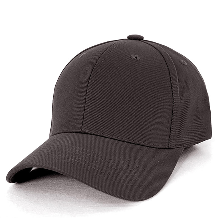 Heavy Brushed Cotton Cap AH230 in Dark Charcoal