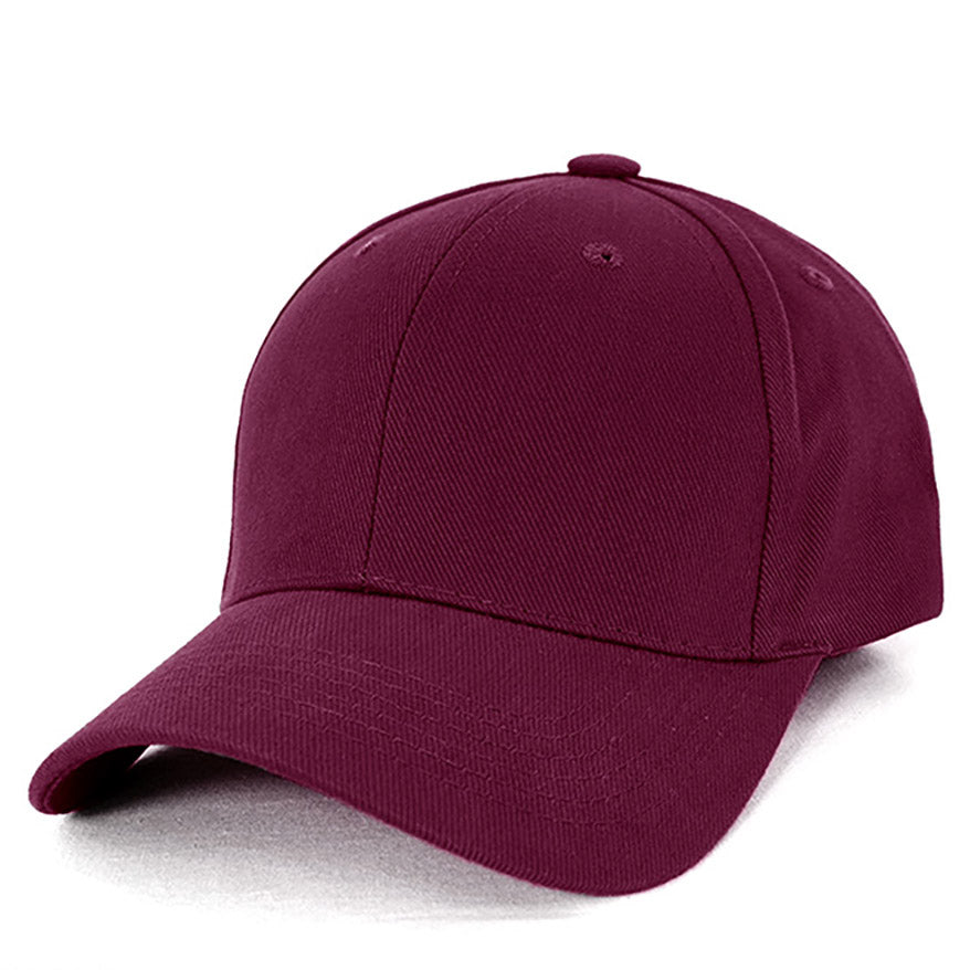 Heavy Brushed Cotton Cap AH230 in Maroon
