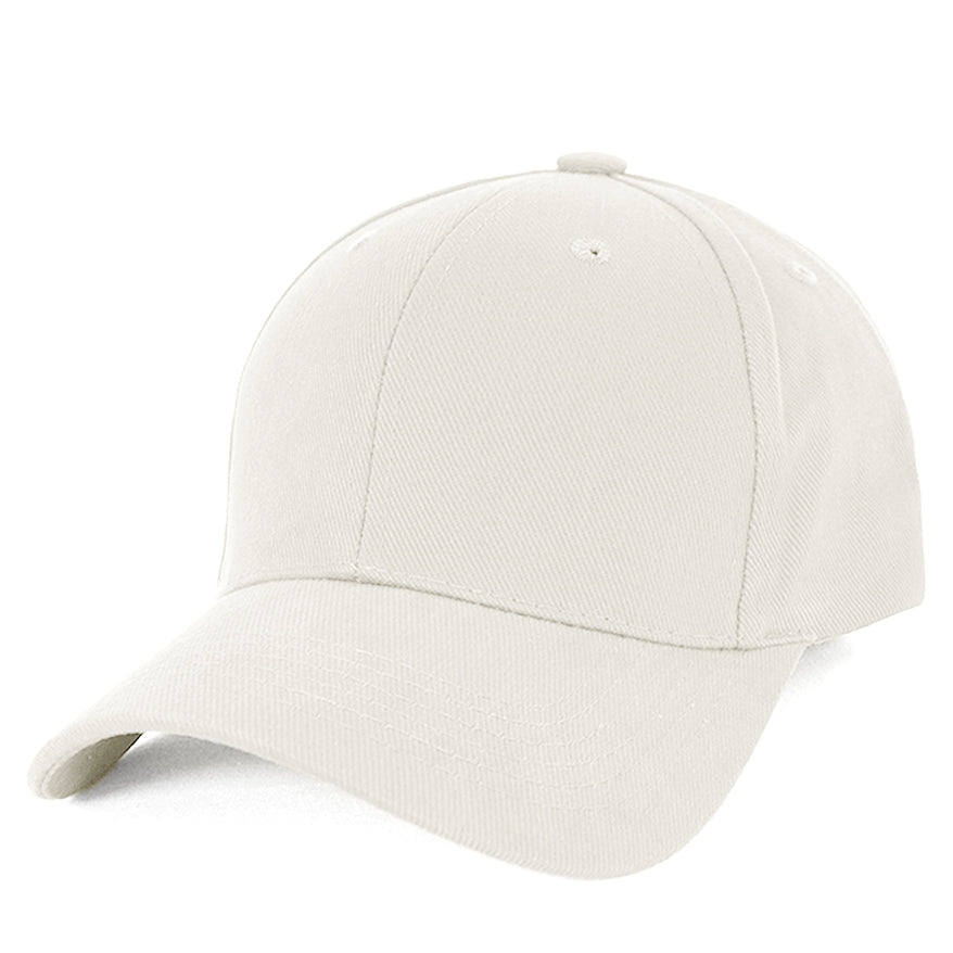 Heavy Brushed Cotton Cap AH230 in Natural
