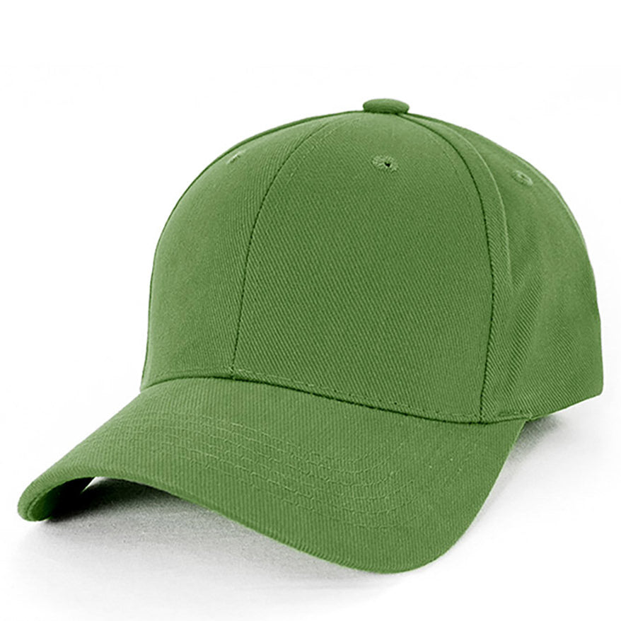 Heavy Brushed Cotton Cap AH230 in Olive