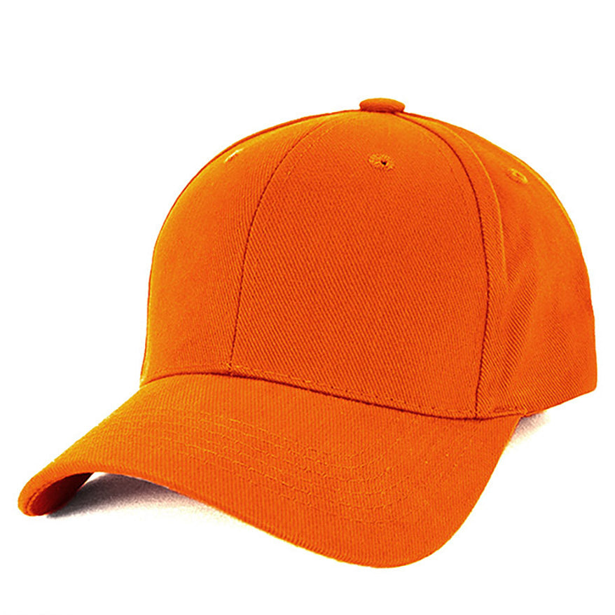 Heavy Brushed Cotton Cap AH230 in Orange