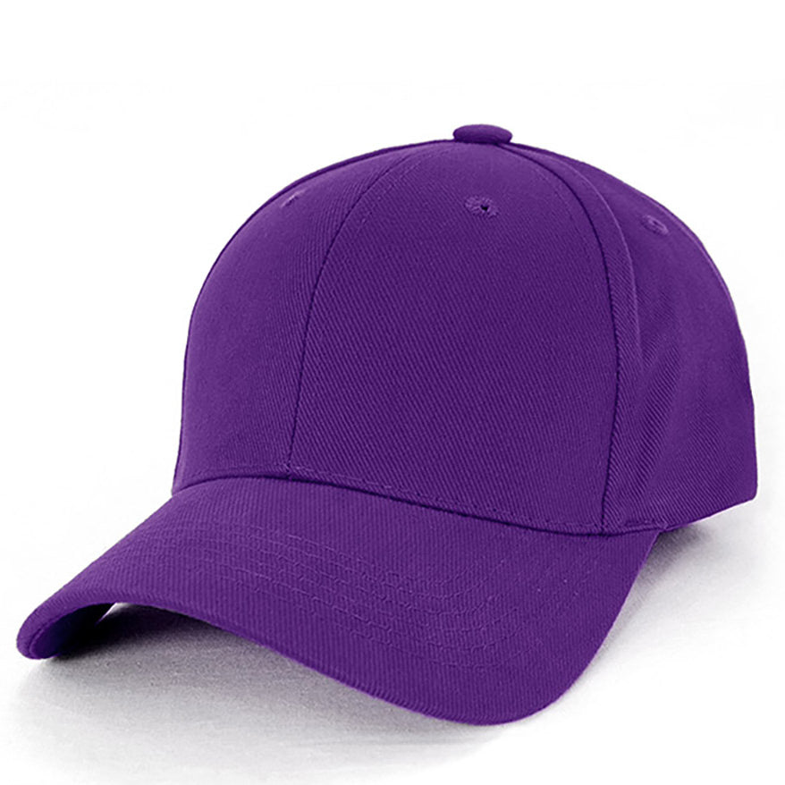Heavy Brushed Cotton Cap AH230 in Purple