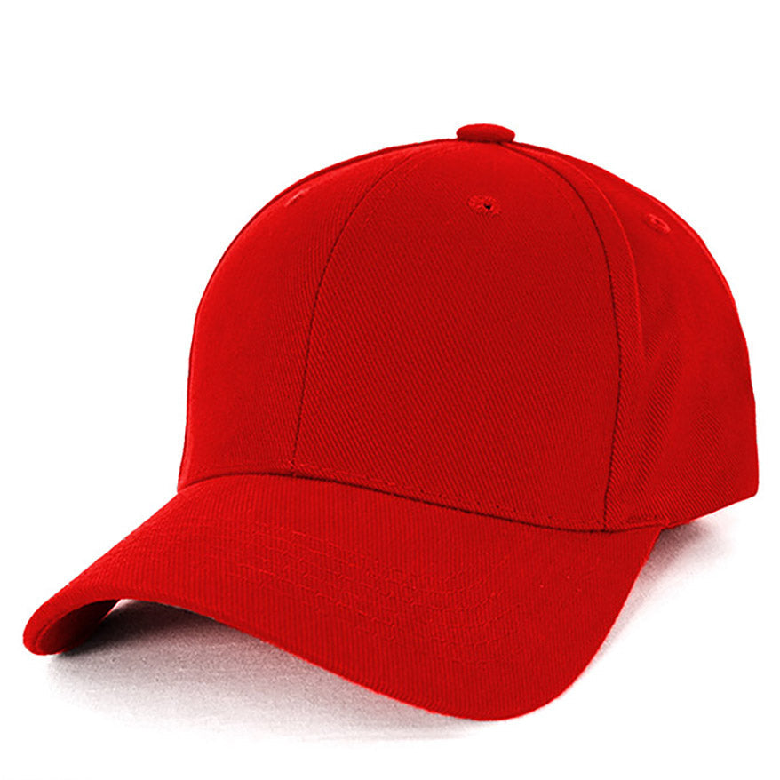 Heavy Brushed Cotton Cap AH230 in Red