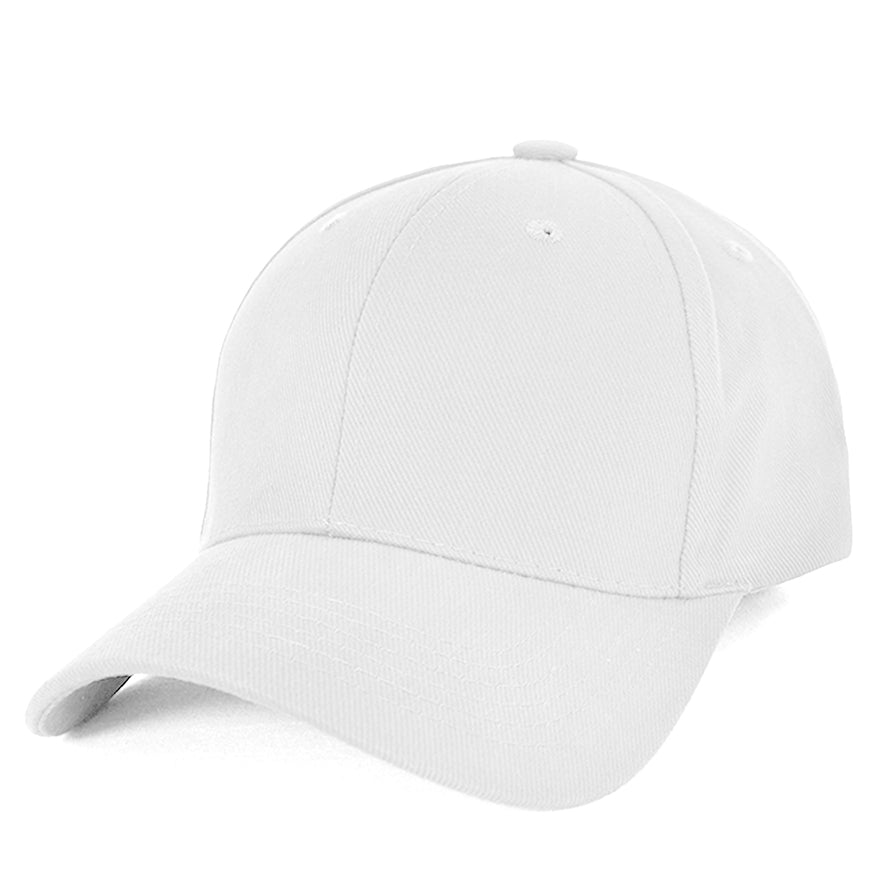 Heavy Brushed Cotton Cap AH230 in White