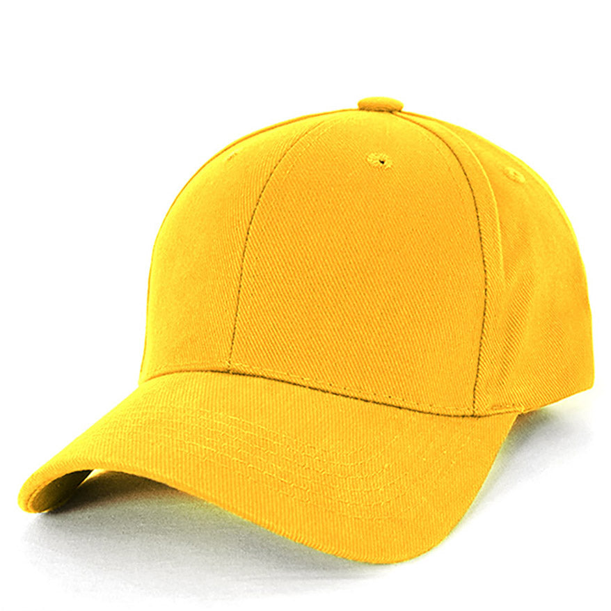Heavy Brushed Cotton Cap AH230 in Yellow