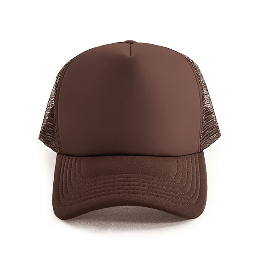 Polymesh Trucker Cap AH295 in Brown