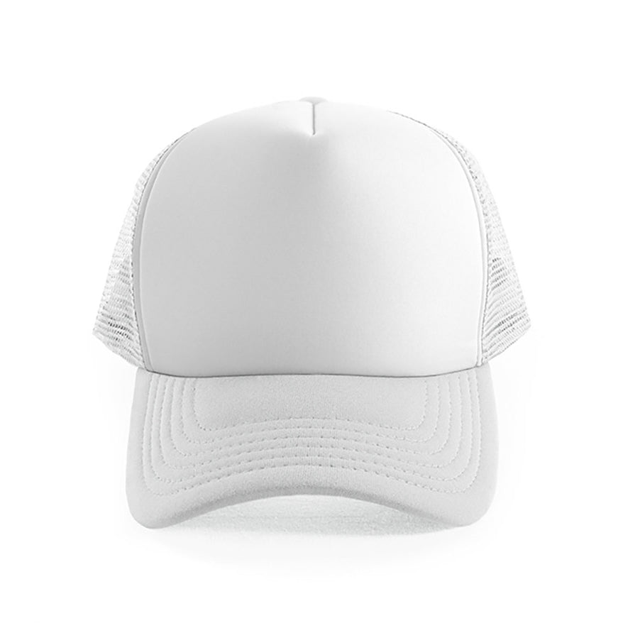 Polymesh Trucker Cap AH295 in White