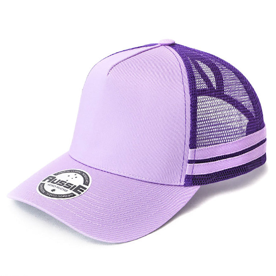 Ponytail Cap AH457 in Lilac/Purple