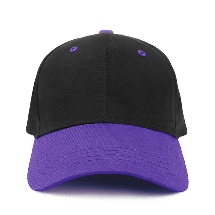 Kids Cap AH600 in Black/Purple